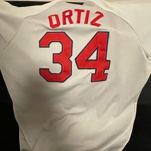 David Ortiz Away Red Sox Jersey